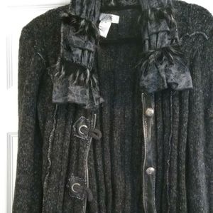 Funky zip up sweater